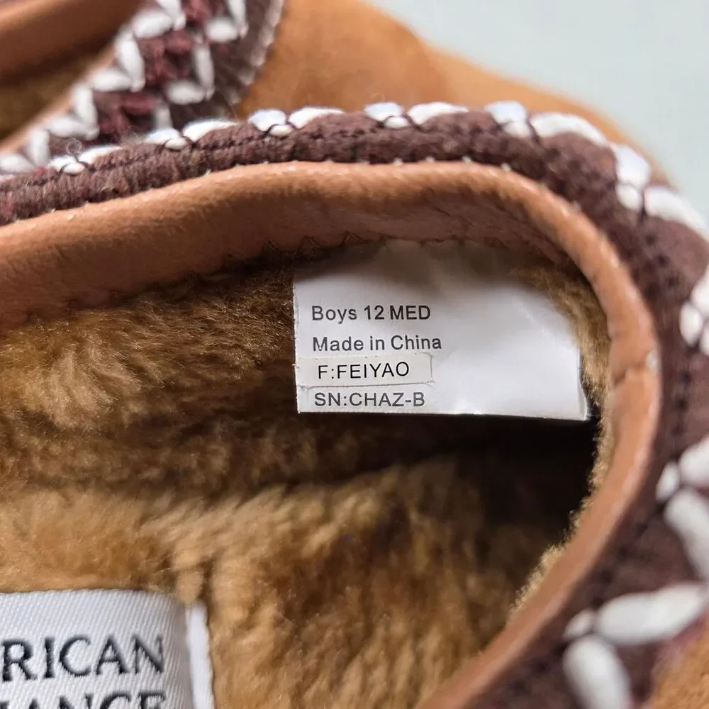 Unbranded Brown and Tan Slippers